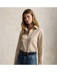 Polo Ralph Lauren - End-On-End Stretch Slim Fit Cotton Shirt - Lyst