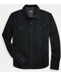 Ralph Lauren - Wool-Cashmere Western Shirt Jumper - Lyst
