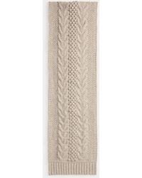 RRL - Cable-Knit Wool Scarf - Lyst