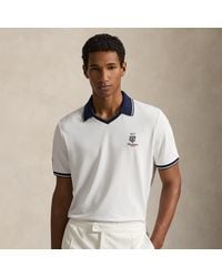 Ralph Lauren - Wimbledon Classic Fit Mesh Polo Shirt - Lyst