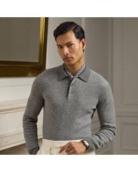 Ralph Lauren - Kaschmirpullover Mit Pfauenaugenmuster - Lyst
