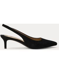 Ralph Lauren - Lolah Ii Suede Slingback Pump - Lyst