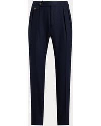 Polo Ralph Lauren - Wool Flannel Suit Trouser - Lyst