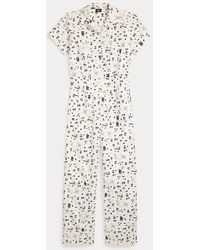 RRL - Baumwoll-Jumpsuit Mit Druck - Lyst