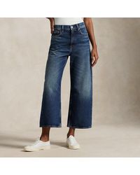 Polo Ralph Lauren - High-Rise Wide-Leg Crop Jean - Lyst