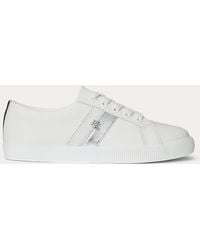 Ralph Lauren - Sneaker Janson Ii Mit Metallic-Besatz - Lyst