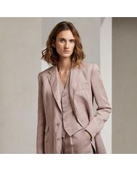 Ralph Lauren Collection - Ralph Lauren Odera Linen-blend Jacket - Lyst