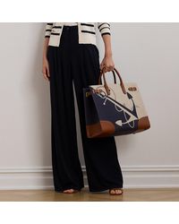 Ralph Lauren - Ralph Lauren Pleated Stretch Jersey Wide-Leg Pant - Lyst