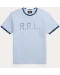 RRL - Logo Jersey Ringer T-Shirt - Lyst