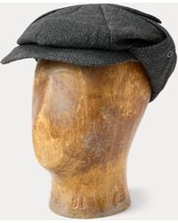 RRL - Wool-Cotton Herringbone Earflap Cap - Lyst