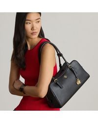 Ralph Lauren - Large Leather Marcy Zip Satchel - Lyst