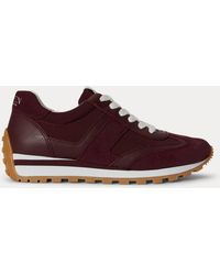 Ralph Lauren - Dani Colour-Blocked Leather Trainers - Lyst