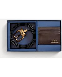 Polo Ralph Lauren - Leather Belt & Card Case Gift Set - Lyst