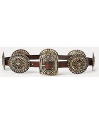 Polo Ralph Lauren - Cintura in pelle con dettagli in metallo - Lyst