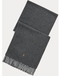 Polo Ralph Lauren - Fringe Virgin Wool Scarf - Lyst