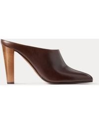 Ralph Lauren - Ashtyn 95 Mm Calfskin Mule - Lyst