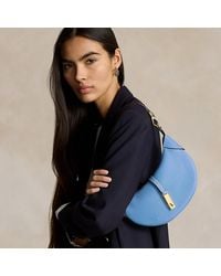 Polo Ralph Lauren - Polo Id Pebbled Mini Shoulder Bag - Lyst