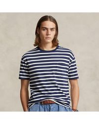 Polo Ralph Lauren - Classic Fit Striped Slub Jersey T-shirt - Lyst