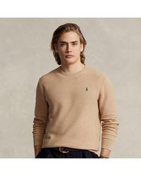 Polo Ralph Lauren - Textured Cotton Crewneck Sweater - Lyst