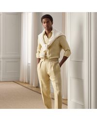 Ralph Lauren - Gregory Hand-Tailored Linen Trouser - Lyst