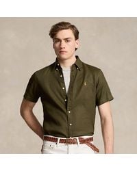 Polo Ralph Lauren - Custom Fit Linnen Overhemd - Lyst