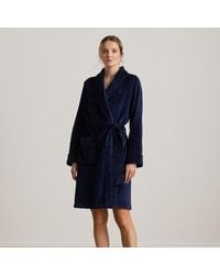 Ralph Lauren - Belted Chenille Shawl-Collar Robe - Lyst