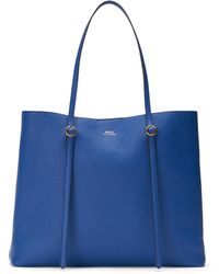 ralph lauren blue tote bag