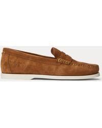 Polo Ralph Lauren - Merton Suede Penny Loafer - Lyst