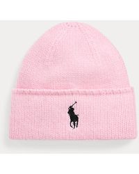 Ralph Lauren - Pony Merino Wool Beanie - Lyst