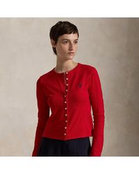 Polo Ralph Lauren - Stretch Katoenen Vest Met Ronde Hals - Lyst