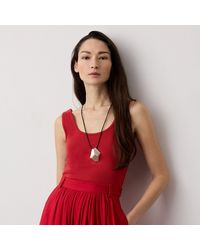 Ralph Lauren - Ellis Rib-Knit Cotton-Blend Tank Top - Lyst