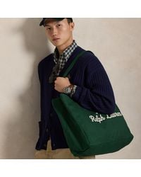 Polo Ralph Lauren - Embroidered Canvas Tote - Lyst