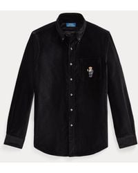 Polo Ralph Lauren - Classic Fit Martini Bear Velvet Shirt - Lyst