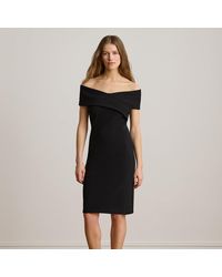 Ralph Lauren - Faille Off-The-Shoulder Cocktail Dress - Lyst