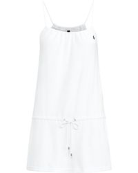 Polo Ralph Lauren French Terry Cover-Up Dress - Weiß