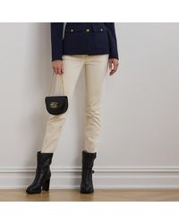 Ralph Lauren - Jean Droit 7/8 Taille Haute - Lyst