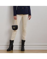 Ralph Lauren - Petite - Jeans dritti a vita alta alla caviglia - Lyst