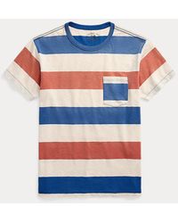 RRL - Striped Jersey Pocket T-shirt - Lyst