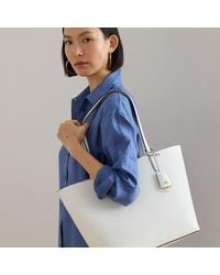 Ralph Lauren - Large Faux-Leather Reversible Tote Bag - Lyst