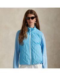 Ralph Lauren - Hybrid Quilted-Front Terry Zip Jacket - Lyst