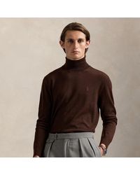 Polo Ralph Lauren - Washable Wool Turtleneck Sweater - Lyst