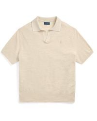 Ralph Lauren - Big & Tall - Textured Cotton-linen Jumper - Lyst