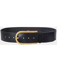 Polo Ralph Lauren - Cintura in pelle con fibbia allungata - Lyst