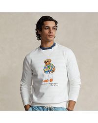 Polo Ralph Lauren - Fleece Sweatshirt Met Polo Bear - Lyst
