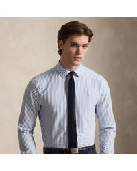 Polo Ralph Lauren - Striped Knitted Oxford Shirt - Lyst
