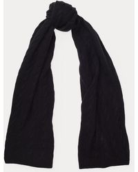 Ralph Lauren - Cable Cashmere Scarf - Lyst