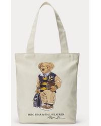Polo Ralph Lauren - Ralph Lauren Boy's Polo Bear Cotton Canvas Tote - Lyst