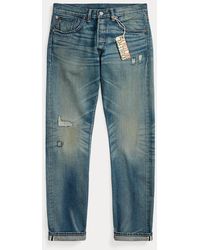RRL - Slim Fit Ridgway Selvedge Jeans - Lyst