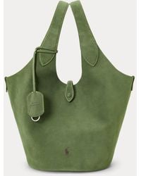 Polo Ralph Lauren - Polo Play Suede Tote - Lyst