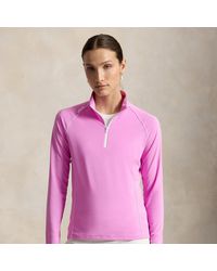 Ralph Lauren - Stretch-Jersey Quarter-Zip - Lyst